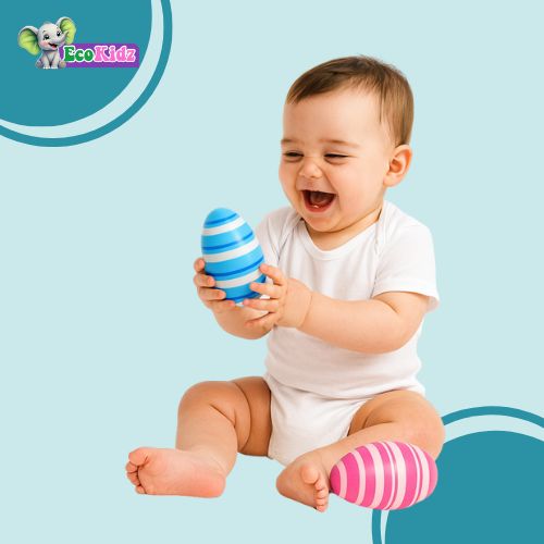 montessori wooden egg toy set (2 pcs) – open-ended play for kids age 2–5 years