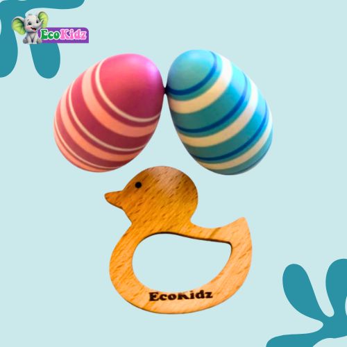 Pure Beginnings: Teether & Eggs Combo!!